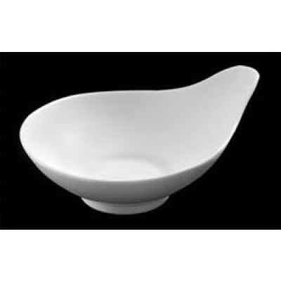 Салатник круглый с ручкой d=8см., (13мл)1.3 cl., фарфор,молочно-белый, SandStone